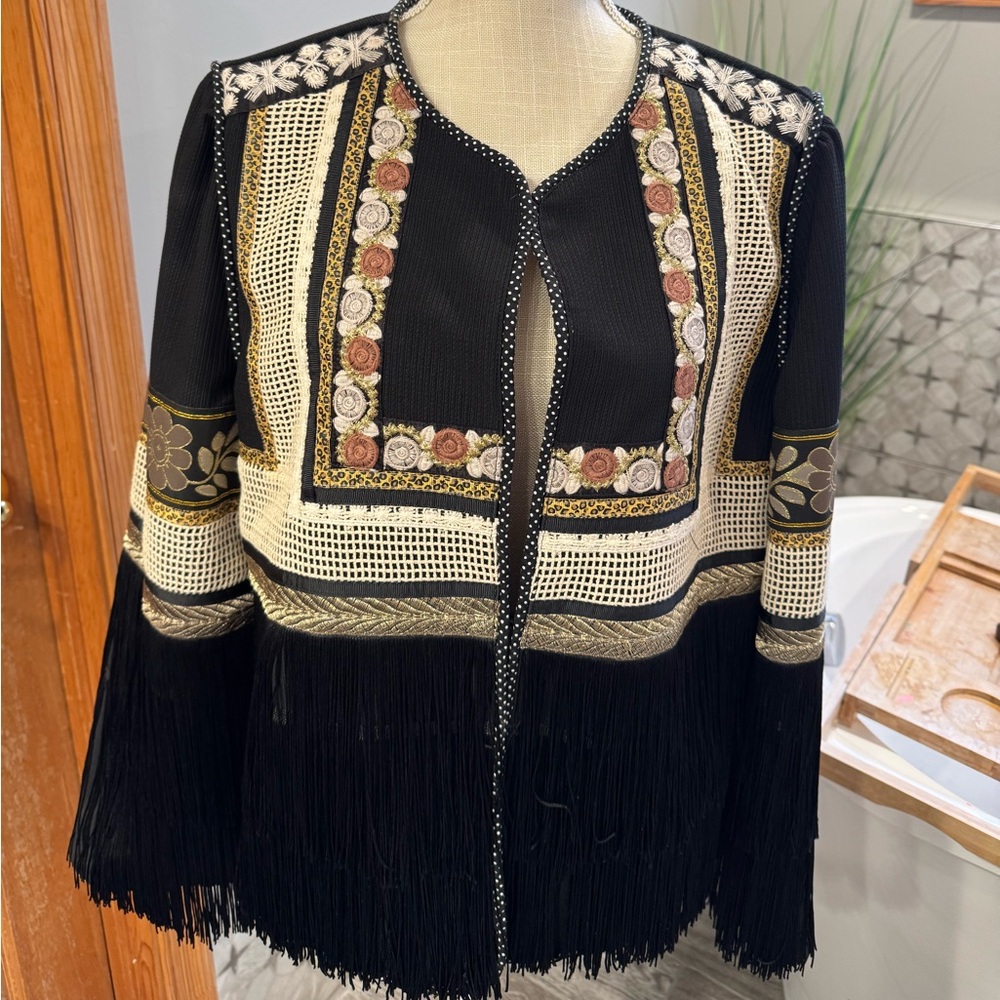Berek jacket. Stunning fringe and trim. excellent condition